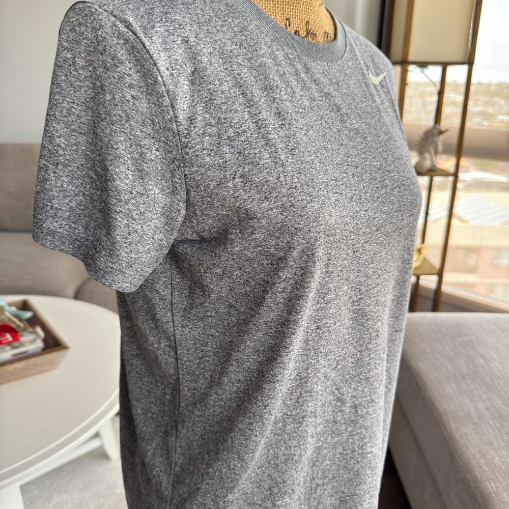 Nike Heather Gray Sports Tee - Picture 8 of 9